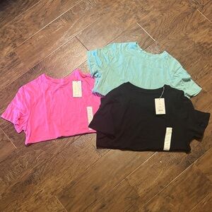 Universal Thread Short Sleeve Tees - Pink, Black, Mint (Two are NWT)
